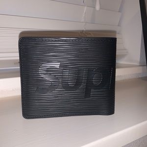 Supreme LV Wallet Black (Authentic)